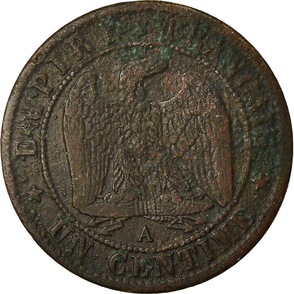 Munten, Frankrijk, Napoleon III, Centime, 1870, Paris, FR