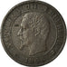 Moneta, Francia, Napoleon III, Centime, 1856, Bordeaux, MB