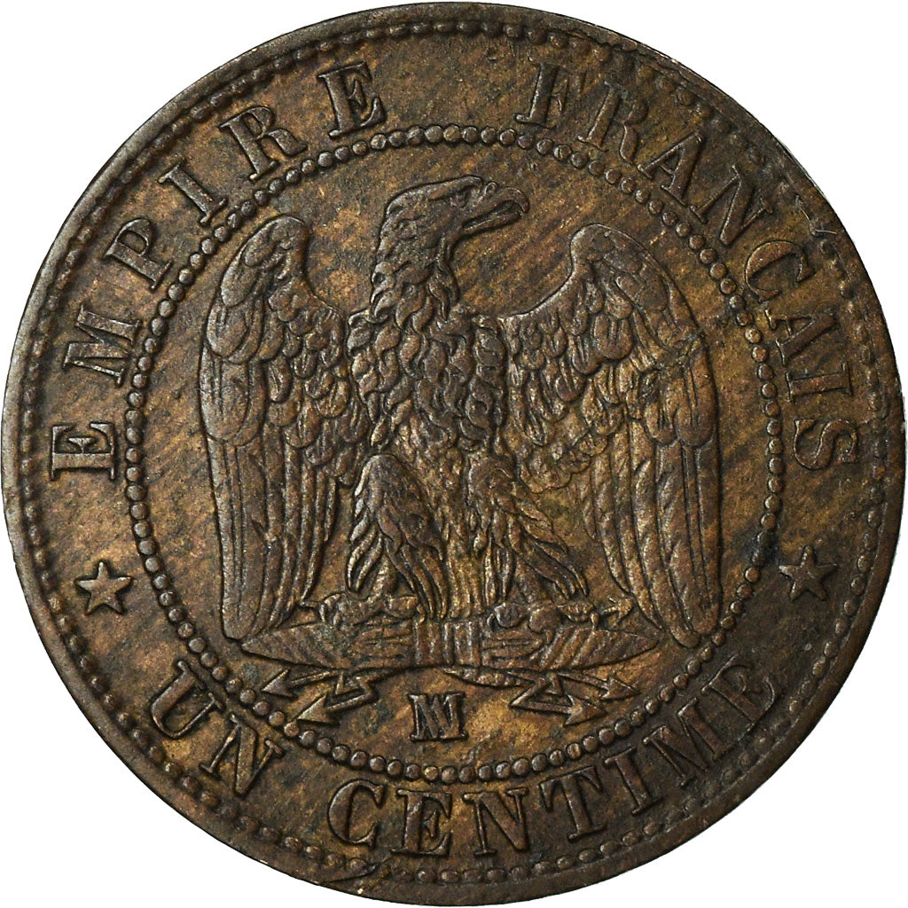 Munten, Frankrijk, Napoleon III, Centime, 1855, Marseille, FR+