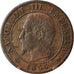 Moneta, Francja, Napoleon III, Napoléon III, Centime, 1856, Lyon, Rzadkie