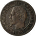 Coin, France, Napoleon III, Centime, 1855, Rouen, VF(30-35), KM 775.2