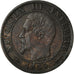 Coin, France, Napoleon III, Centime, 1854, Marseille, EF(40-45), KM 775.6