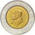 Münze, Vatikanstadt, John Paul II, 500 Lire, 1991, UNZ, Bi-Metallic, KM:233