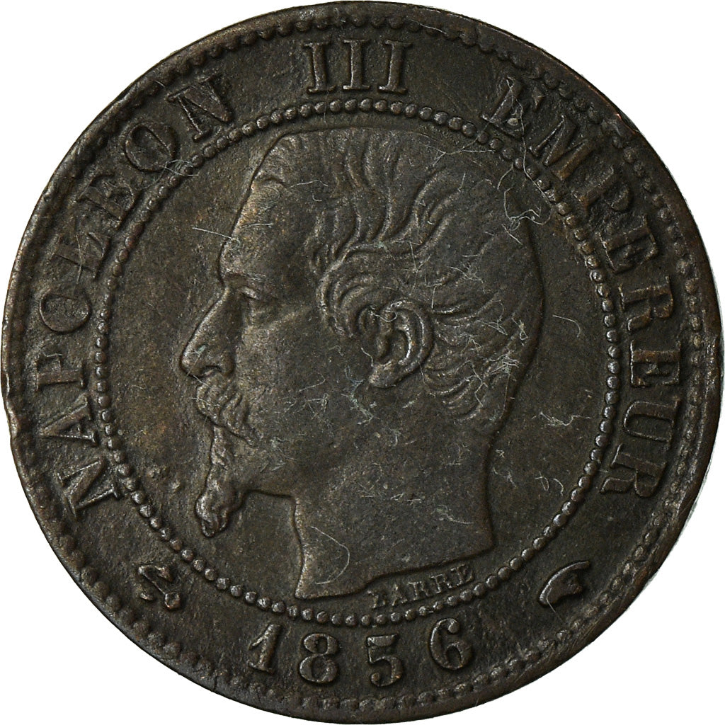 Munten, Frankrijk, Napoleon III, Centime, 1856, Paris, FR+