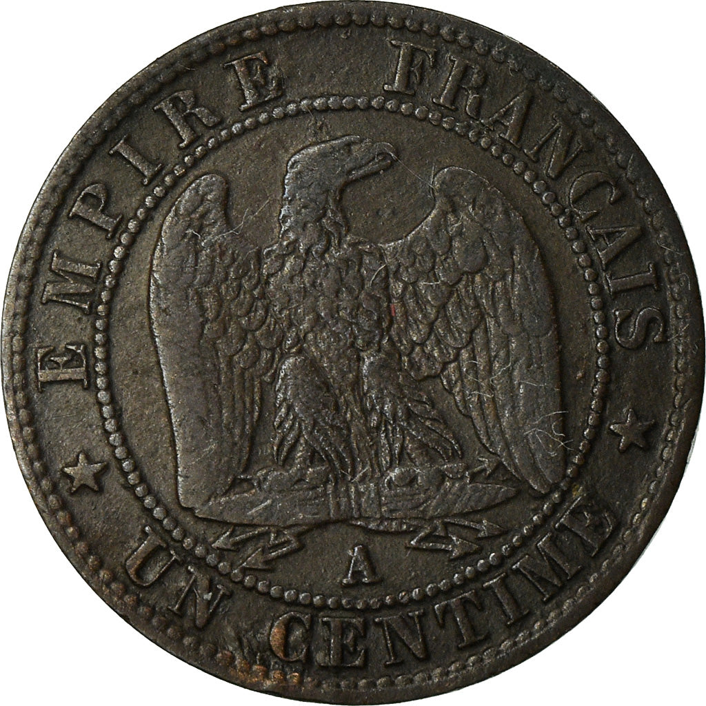 Munten, Frankrijk, Napoleon III, Centime, 1856, Paris, FR+