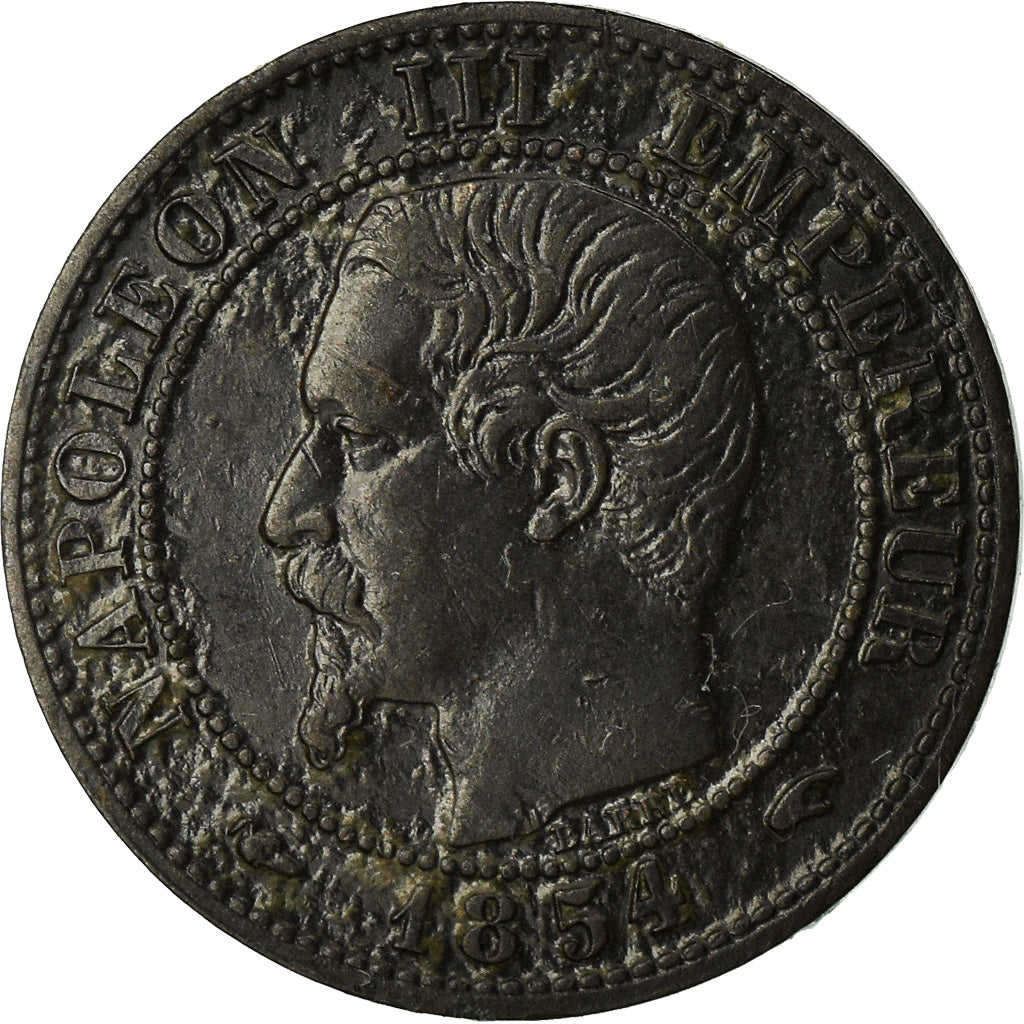 Coin, France, Napoleon III, Centime, 1854, Paris, VF(30-35), KM 775.1