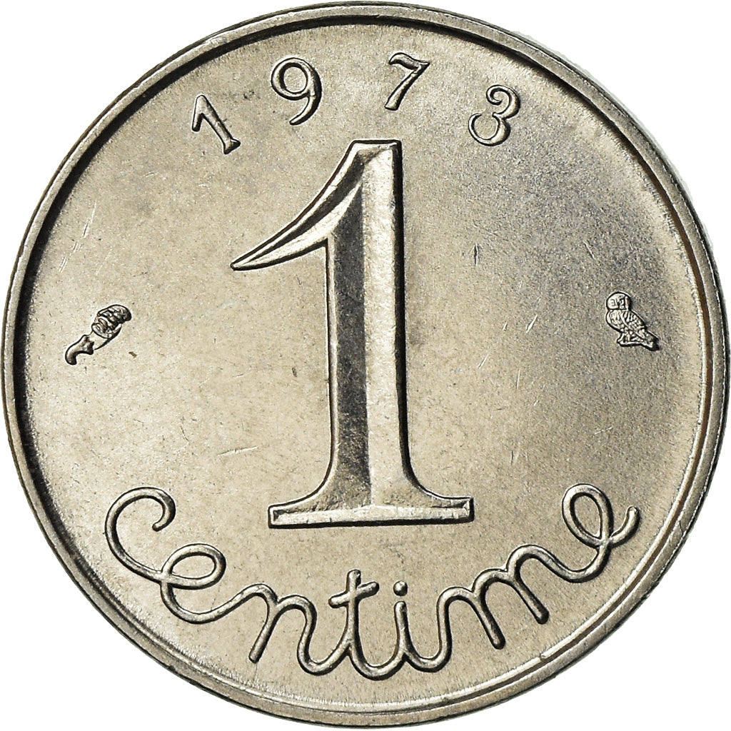 Moneda, Francia, Épi, Centime, 1973, Paris, EBC, Acero inoxidable, KM:928