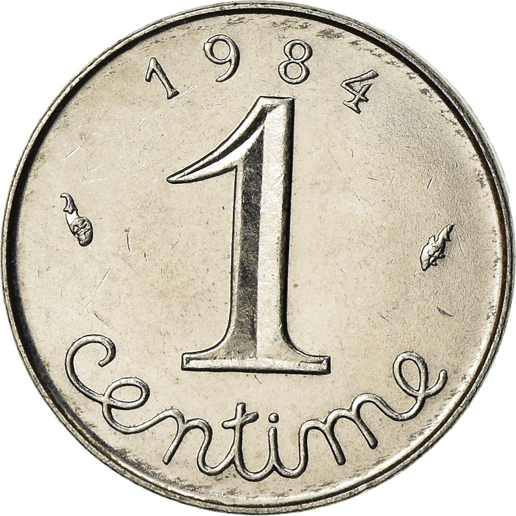 Moneta, Francia, Épi, Centime, 1984, Paris, SPL-, Acciaio inossidabile, KM:928