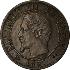 Coin, France, Napoleon III, Centime, 1857, Rouen, VF(30-35), KM 775.2