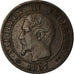 Coin, France, Napoleon III, Centime, 1857, Rouen, VF(30-35), KM 775.2