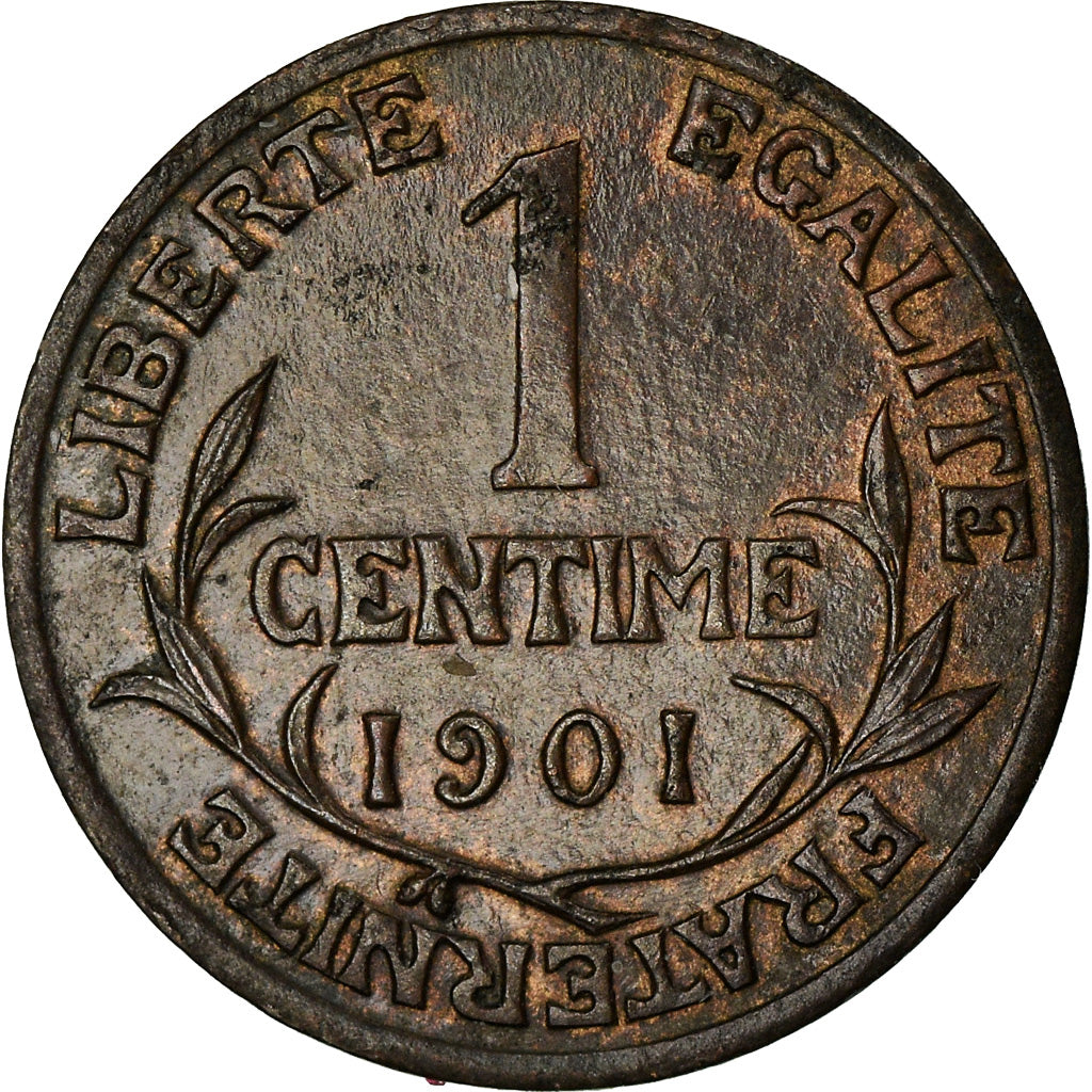 Coin, France, Dupuis, Centime, 1901, Paris, AU(50-53), Bronze, KM:840