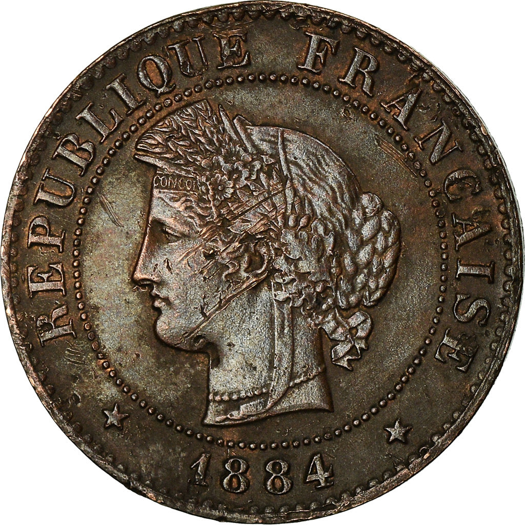 Münze, Frankreich, Cérès, Centime, 1884, Paris, SS, Bronze, KM:826.1