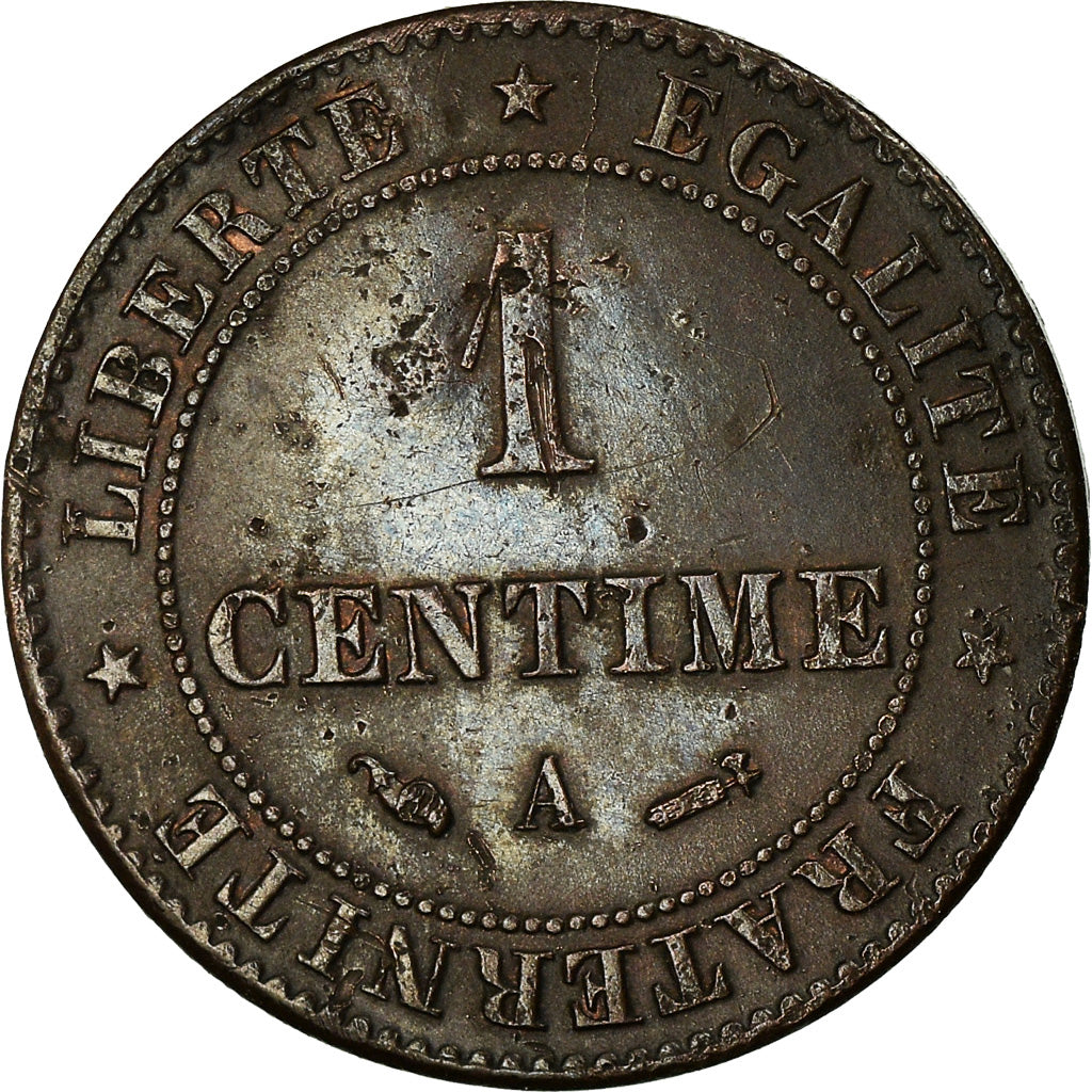 Münze, Frankreich, Cérès, Centime, 1884, Paris, SS, Bronze, KM:826.1