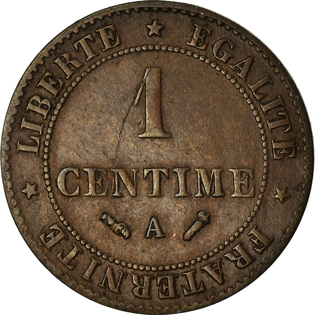 Münze, Frankreich, Cérès, Centime, 1886, Paris, SS, Bronze, KM:826.1