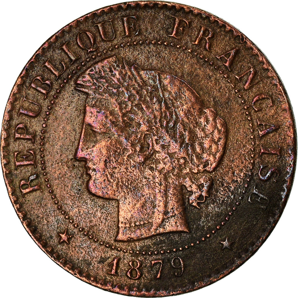 Münze, Frankreich, Cérès, Centime, 1879, Paris, S+, Bronze, KM:826.1