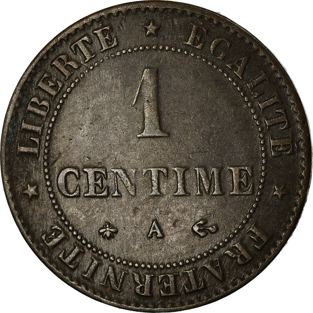 Münze, Frankreich, Cérès, Centime, 1874, Paris, SS, Bronze, KM:826.1