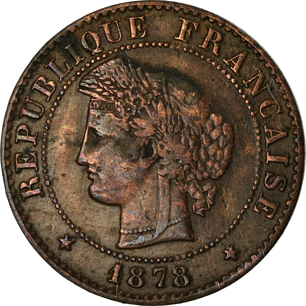 Coin, France, Cérès, Centime, 1878, Paris, EF(40-45), Bronze, KM:826.1