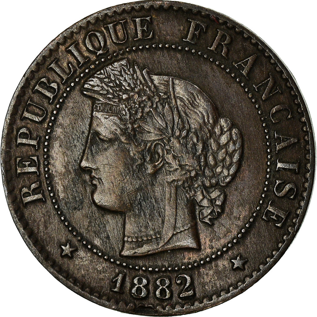 Coin, France, Cérès, Centime, 1882, Paris, EF(40-45), Bronze, KM:826.1