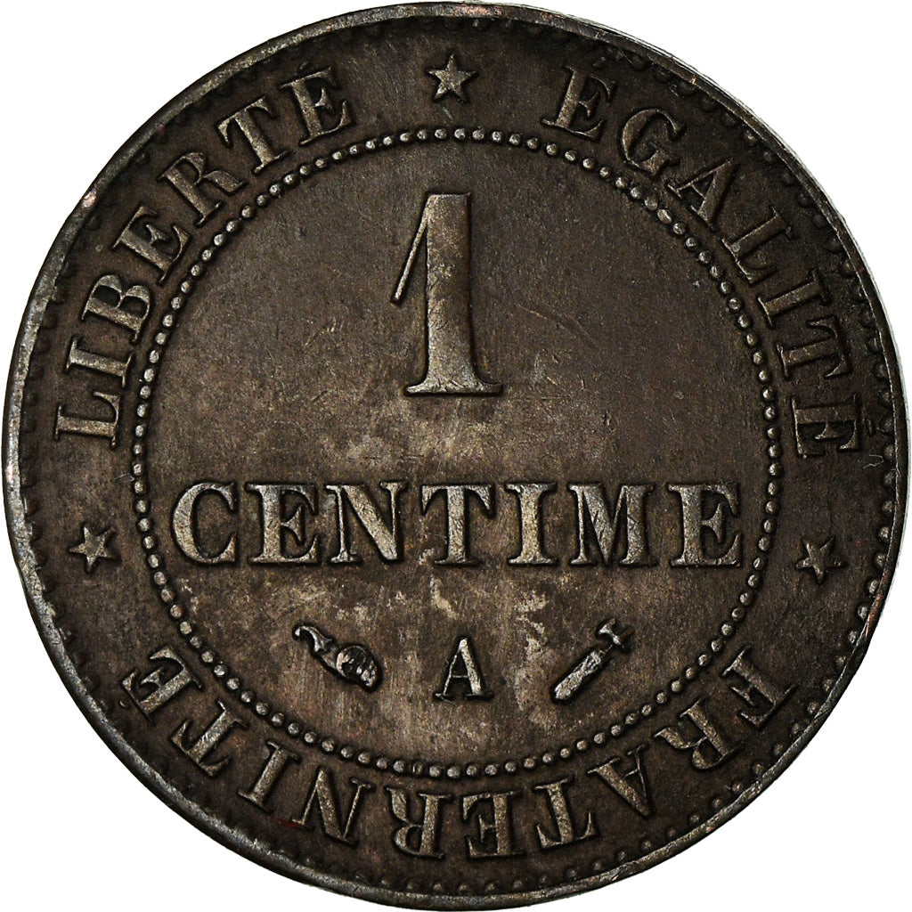 Coin, France, Cérès, Centime, 1882, Paris, EF(40-45), Bronze, KM:826.1