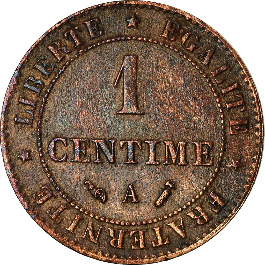 Monnaie, France, Cérès, Centime, 1891, Paris, TB+, Bronze, Gadoury:88