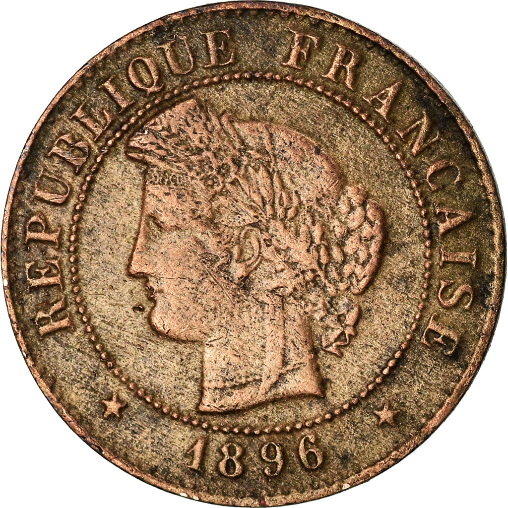 Monnaie, France, Cérès, Centime, 1896, Paris, TTB, Bronze, Gadoury:88
