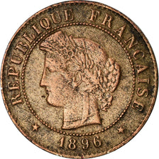 Monnaie, France, Cérès, Centime, 1896, Paris, TTB, Bronze, Gadoury:88