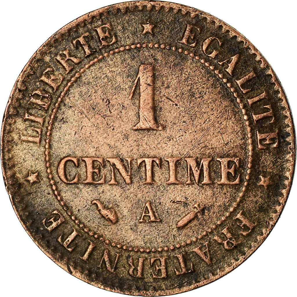 Monnaie, France, Cérès, Centime, 1896, Paris, TTB, Bronze, Gadoury:88
