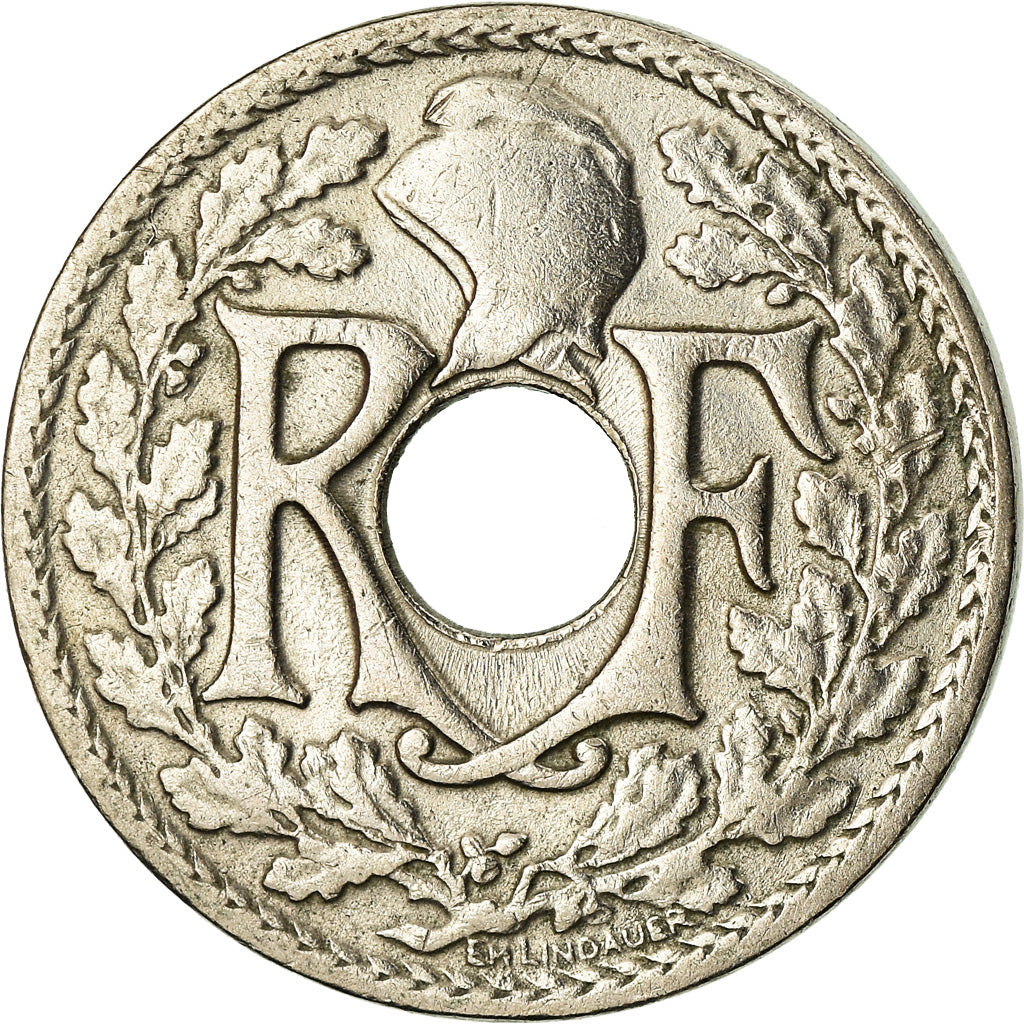 Coin, France, Lindauer, 5 Centimes, 1920, AU(50-53), Copper-nickel, KM:865