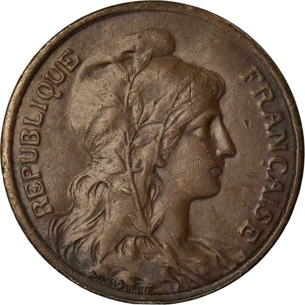 Coin, France, Dupuis, 5 Centimes, 1920, Paris, EF(40-45), Bronze, KM:842