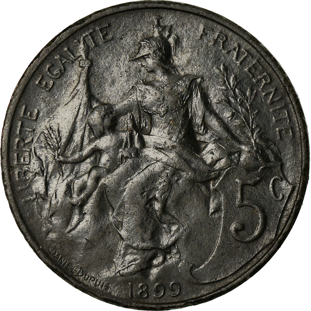 Coin, France, Dupuis, 5 Centimes, 1899, Paris, EF(40-45), Bronze, KM:842