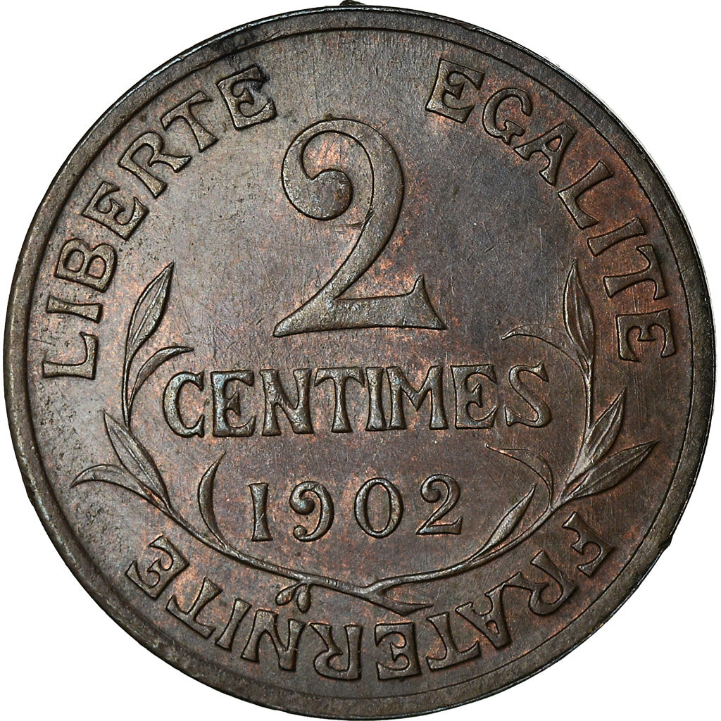 Coin, France, Dupuis, 2 Centimes, 1902, Paris, EF(40-45), Bronze, KM:841