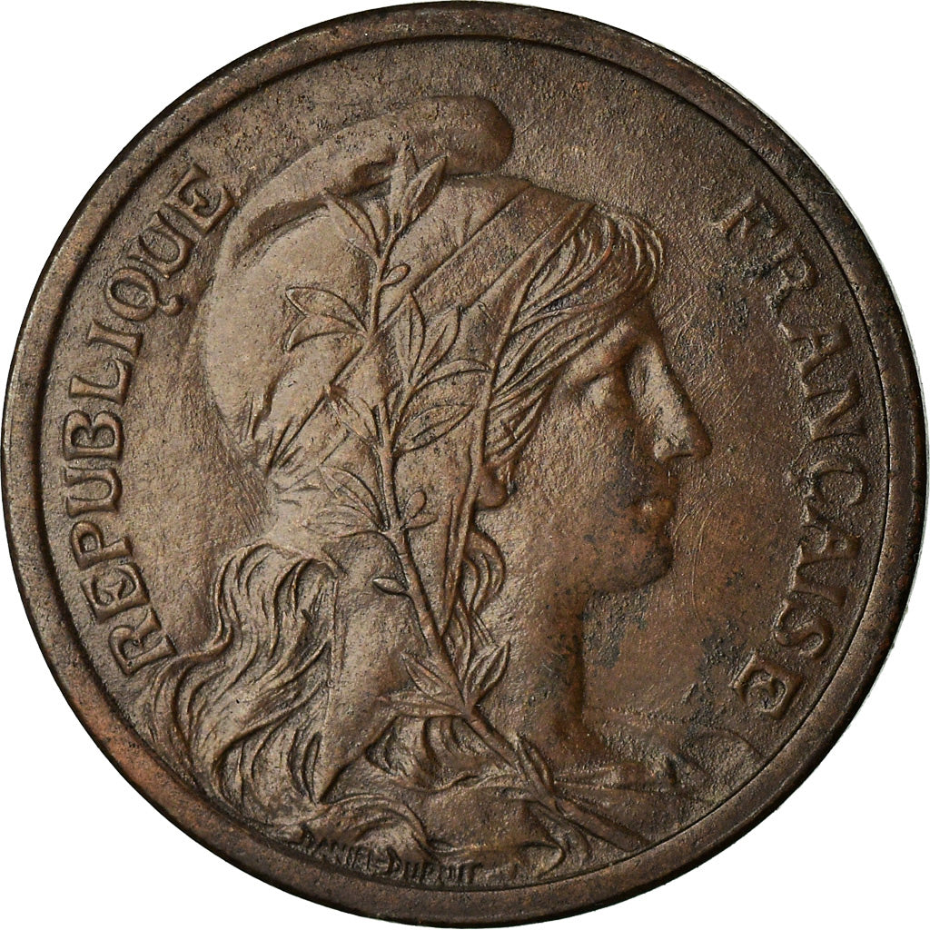 Coin, France, Dupuis, 2 Centimes, 1909, Paris, EF(40-45), Bronze, KM:841