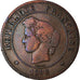 Moneta, Francia, Cérès, 5 Centimes, 1896, Paris, MB+, Bronzo, KM:821.1