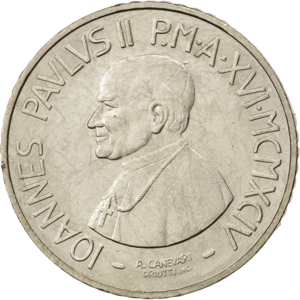 Moneta, CITTÀ DEL VATICANO, John Paul II, 100 Lire, 1994, SPL, Rame-nichel