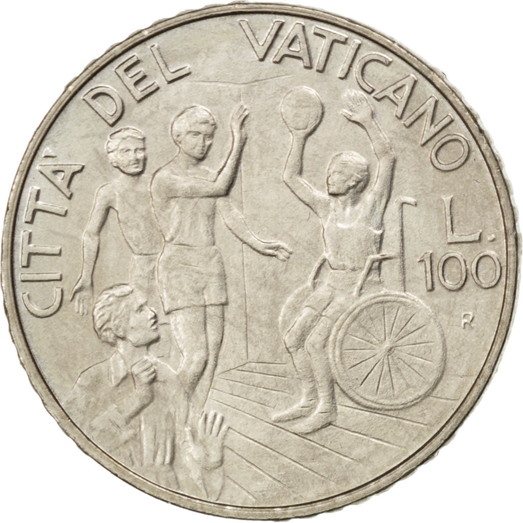 Moneta, CITTÀ DEL VATICANO, John Paul II, 100 Lire, 1994, SPL, Rame-nichel