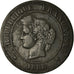 Monnaie, France, Cérès, 5 Centimes, 1888, Paris, TB+, Bronze, Gadoury:157a