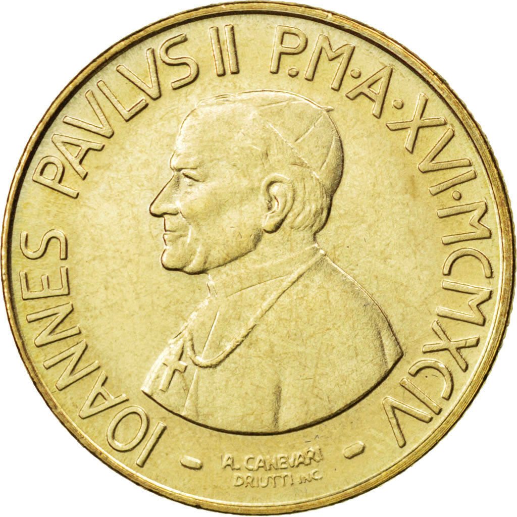 Moneta, CITTÀ DEL VATICANO, John Paul II, 200 Lire, 1994, SPL
