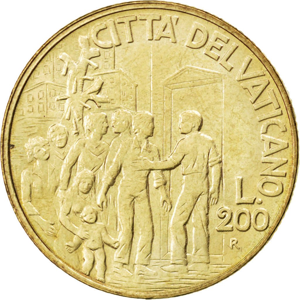 Moneta, CITTÀ DEL VATICANO, John Paul II, 200 Lire, 1994, SPL