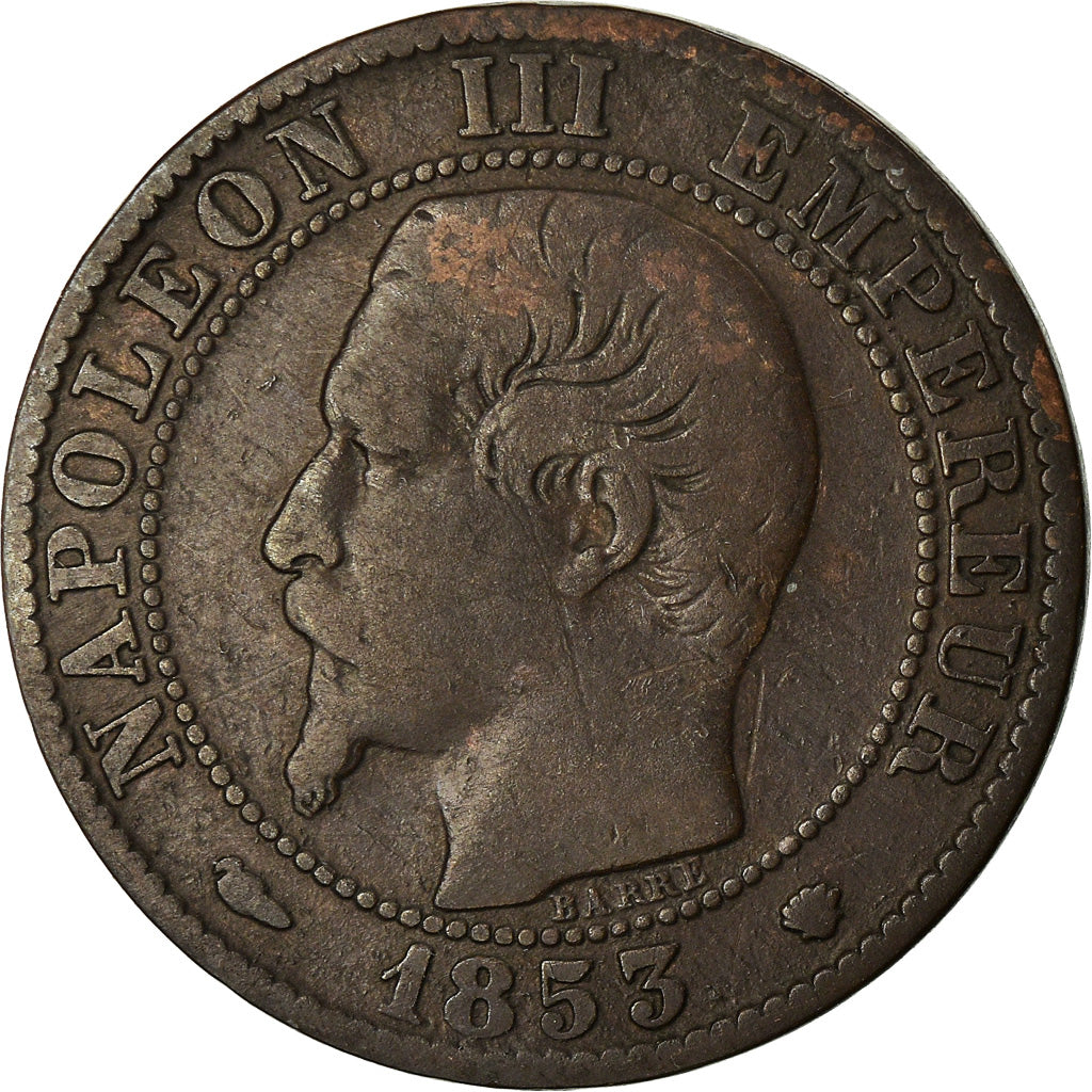Münze, Frankreich, Napoleon III, 5 Centimes, 1853, Marseille, S