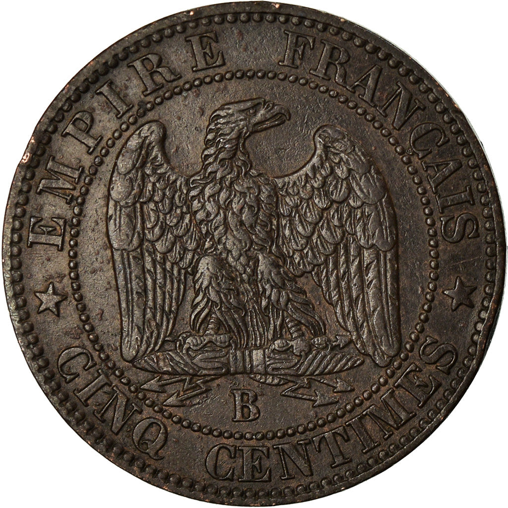 Münze, Frankreich, Napoleon III, 5 Centimes, 1853, Rouen, SS