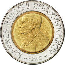 VATICAN CITY, 500 Lire, 1994, KM #257, MS(63), Bi-Metallic, 25.8, 6.80