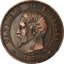 Coin, France, Napoleon III, 2 Centimes, 1854, Paris, EF(40-45), KM 776.1