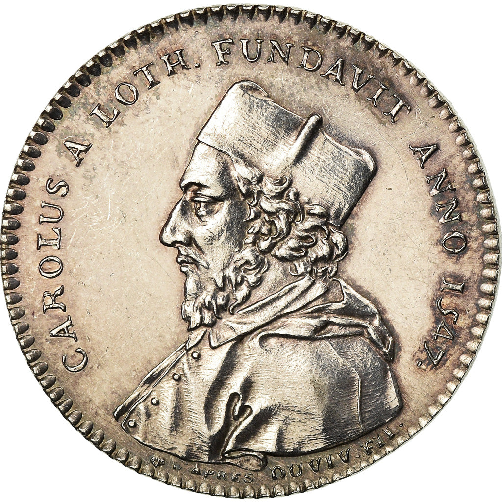 France, Jeton, 1547, Refrappe, AU(55-58), Silver, Feuardent:7944