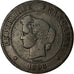 Moneda, Francia, Cérès, 5 Centimes, 1896, Paris, Rare, BC+, Bronce, KM:821.1