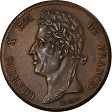 Moneta, Colonie francesi, Charles X, 5 Centimes, 1830, Paris, SPL-, Bronzo