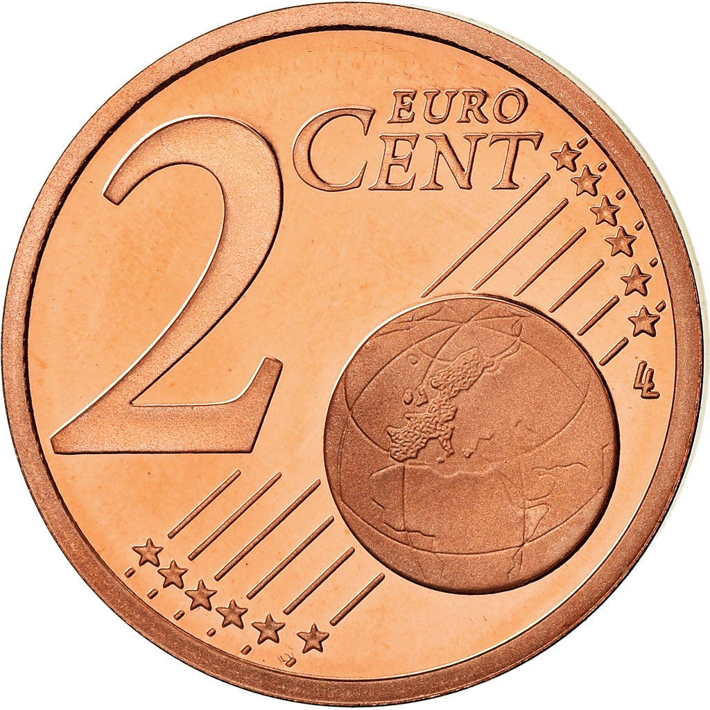 France, 2 Euro Cent, 2013, Proof / BE, MS(65-70), Copper Plated Steel
