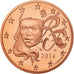 France, 5 Euro Cent, 2014, Proof / BE, MS(65-70), Copper Plated Steel, Gadoury:3
