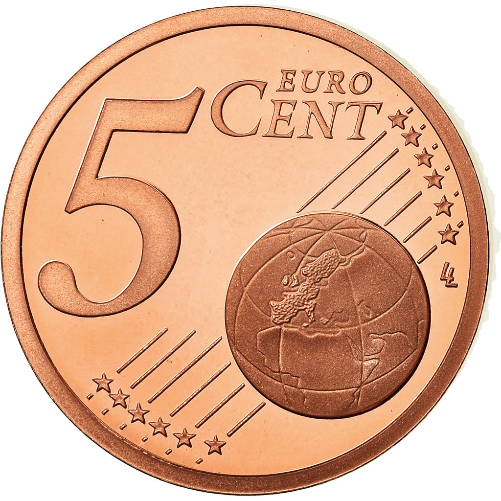 France, 5 Euro Cent, 2014, Proof / BE, MS(65-70), Copper Plated Steel, Gadoury:3
