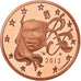 France, 5 Euro Cent, 2013, Proof / BE, MS(65-70), Copper Plated Steel