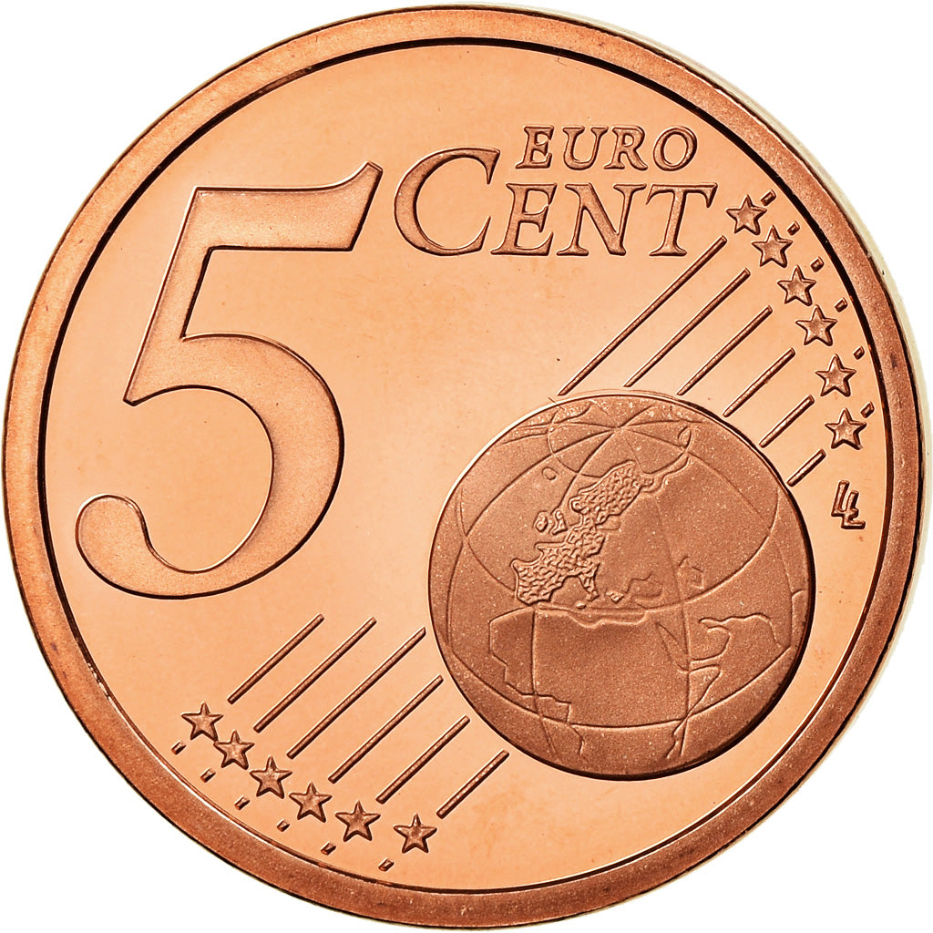 France, 5 Euro Cent, 2012, Proof / BE, MS(65-70), Copper Plated Steel